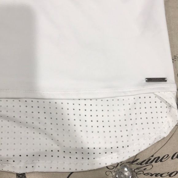 Nanette Lepore Perforated Hem Dolman Tee - Picture 9 of 9